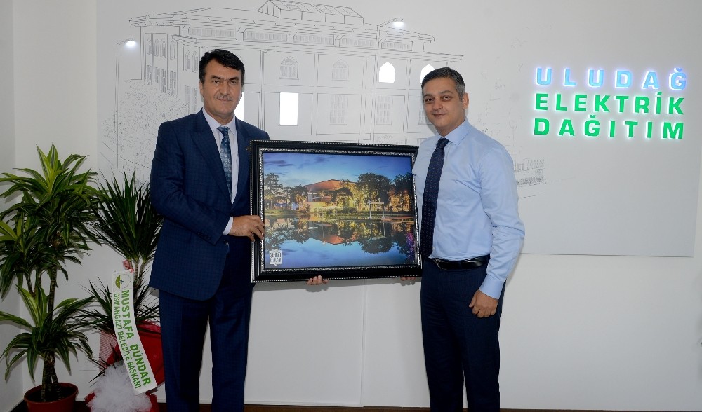 Dündardan Uedaş Genel Müdürü Gümüşlüye Ziyaret