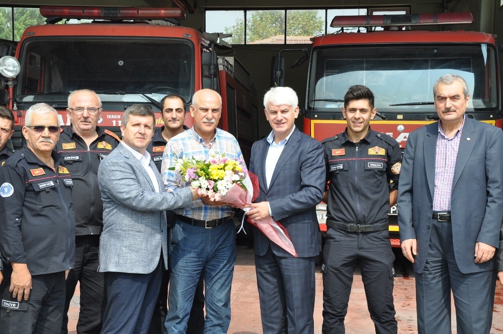 Milletvekili Şahinden İtfaiyecilere 303. Yıl Kutlaması