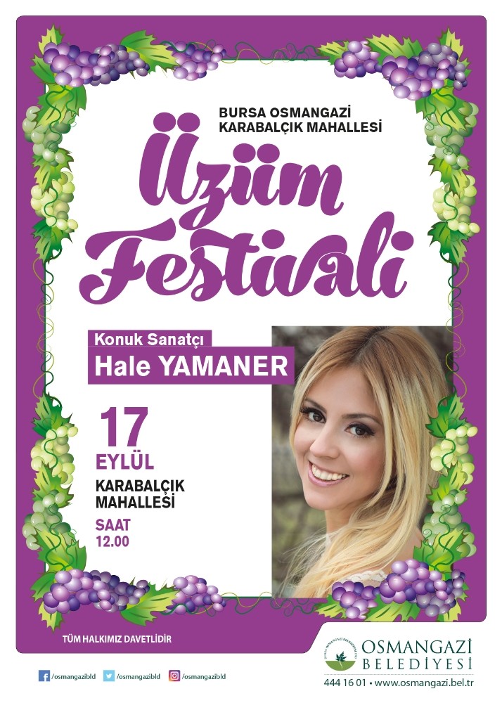 Osmangazide Üzüm Festivali