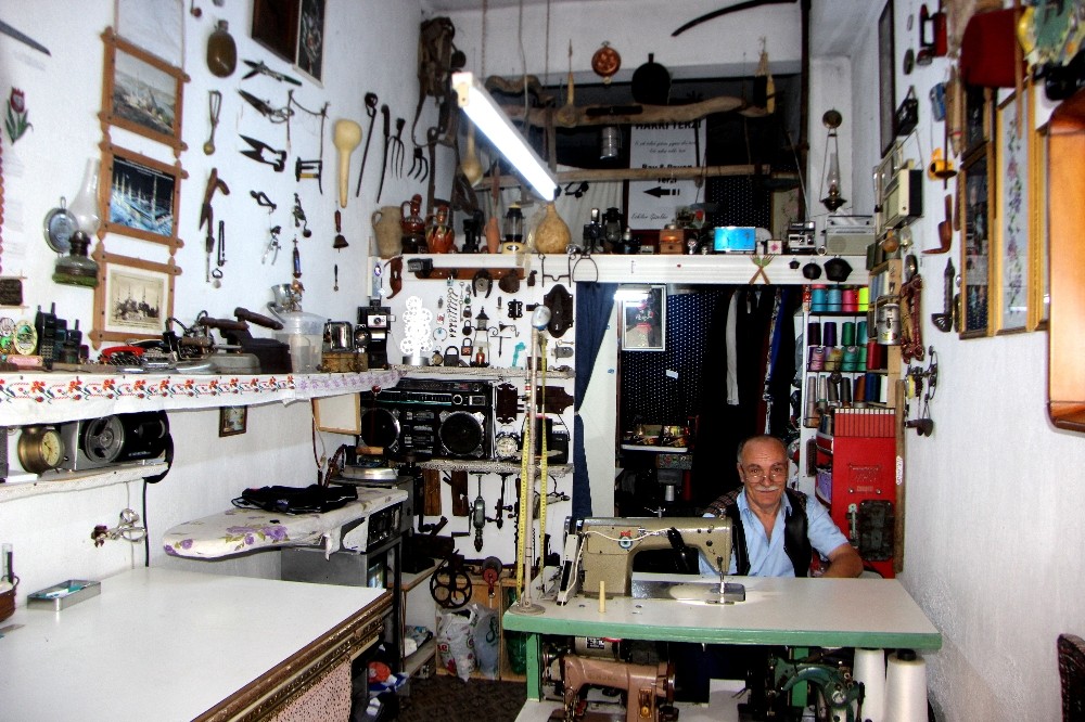 (Özel Haber) Terzi Dükkanını Müzeye Çevirdi