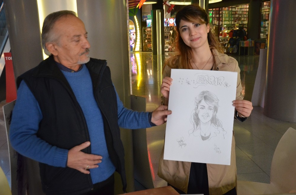 5 Dakikada 5 Liraya Portre Çizim