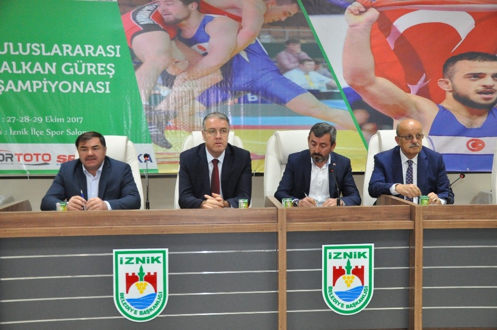 Balkan Güreş Şampiyonası İznikte Yapılacak