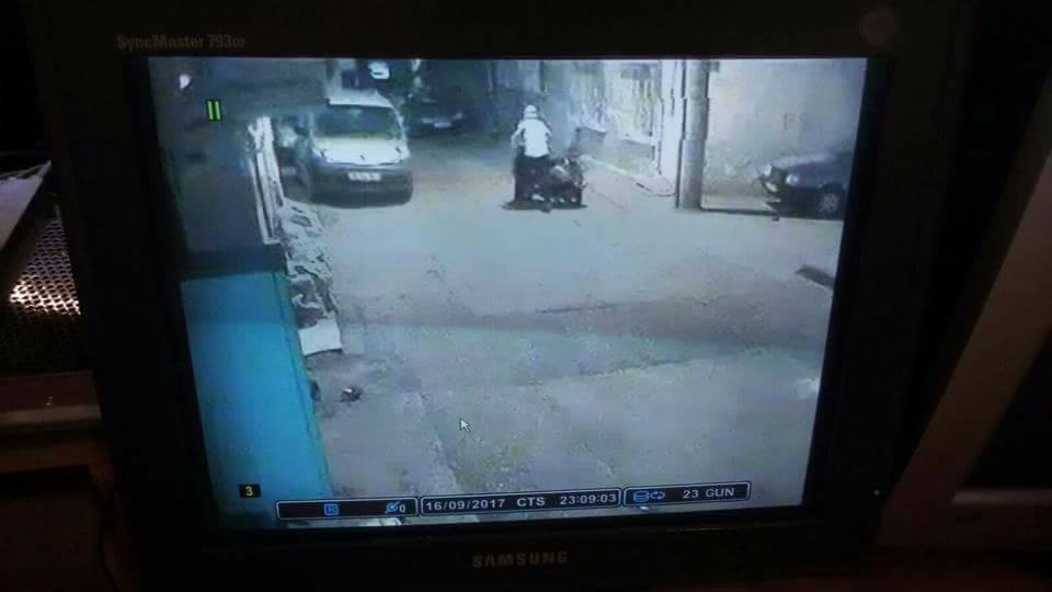 Hırsızlık Anı Güvenlik Kamerasında