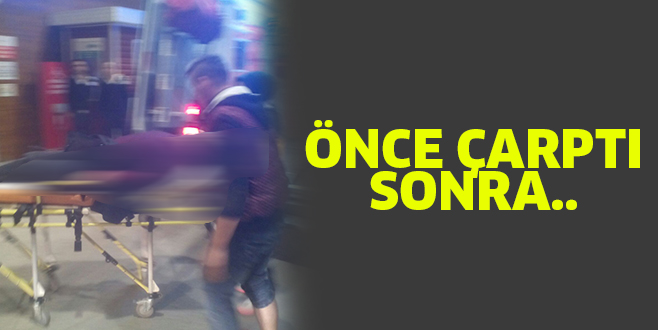 ViCDANSIZ SüRüCü ÇARPIP KAÇTI