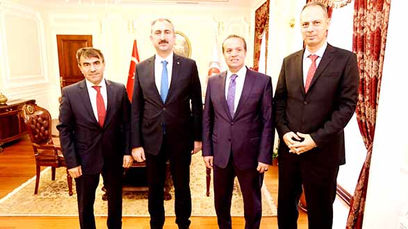 ADALET BAKANI GÜL BİK HEYETİNİ KABUL ETTİ