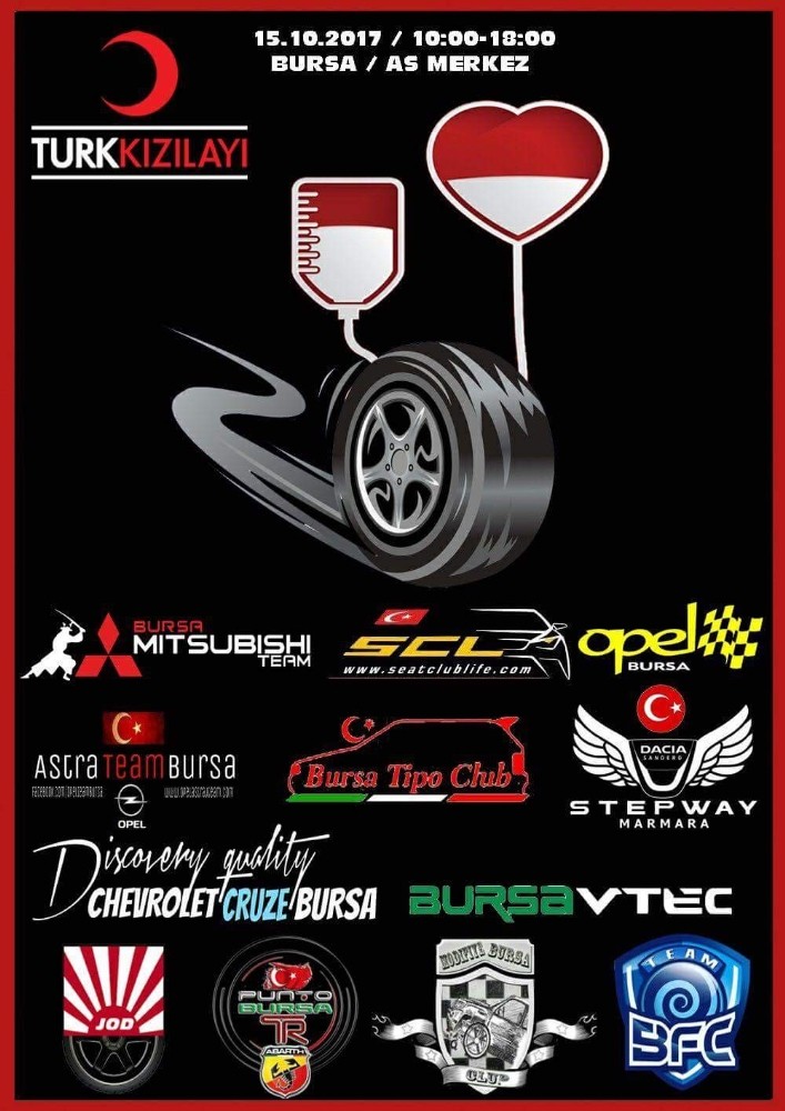 Otomobil Grupları Kan Bağışı İçin Bir Araya Geliyor