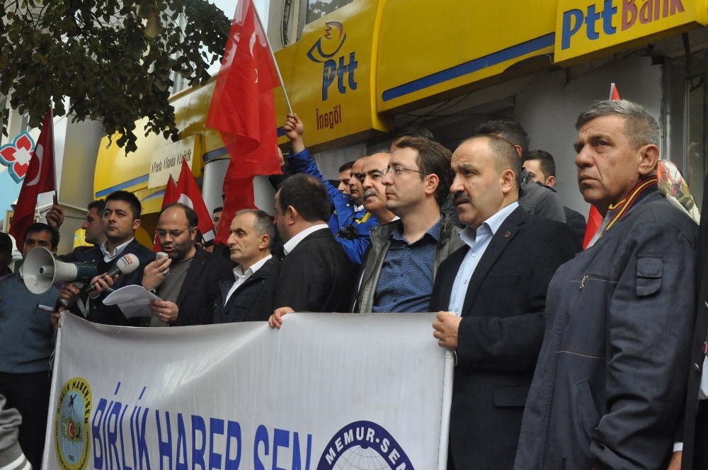 Ptt Görevlisine Saldırıya Kınama