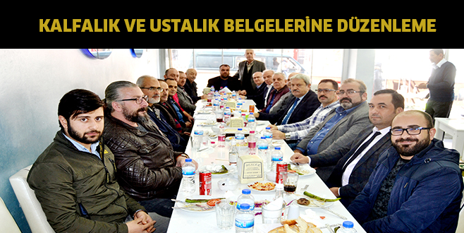 KALFALIK VE USTALIK BELGELERİNE Düzenleme getirildi