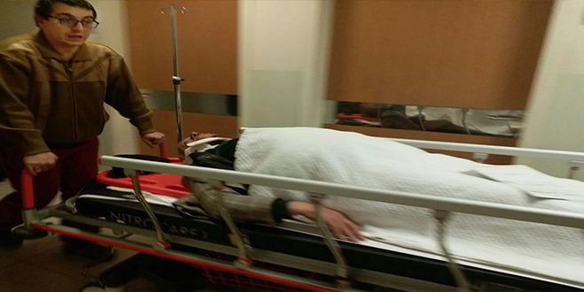 YAĞIŞLA GELEN KAZA KORKUTTU