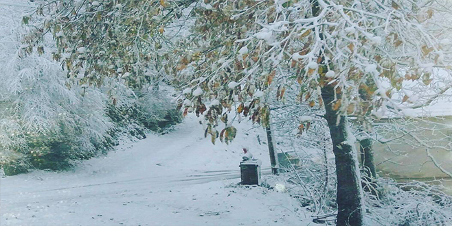 iNEGöL’E YILIN iLK KARI DüŞTü