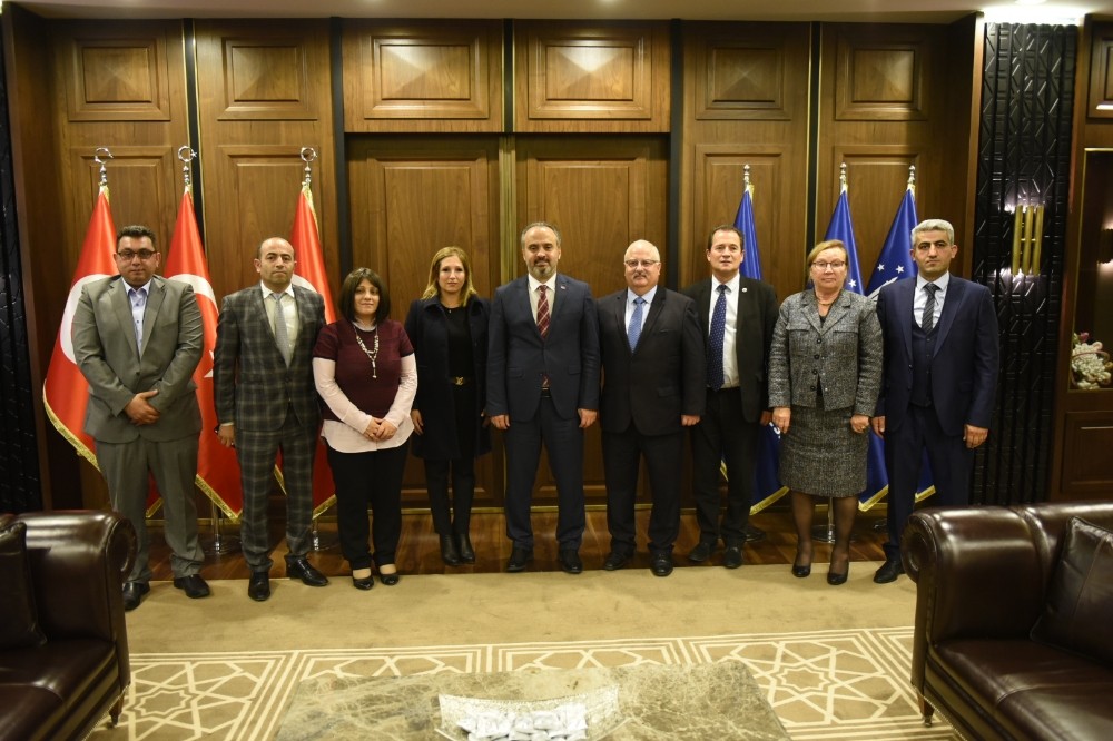 Başkan Aktaşın Fransız Konukları