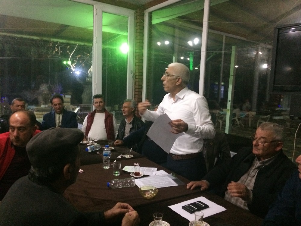 Başkan Asa Boyalıcada Zeytin Üreticisiyle Buluştu