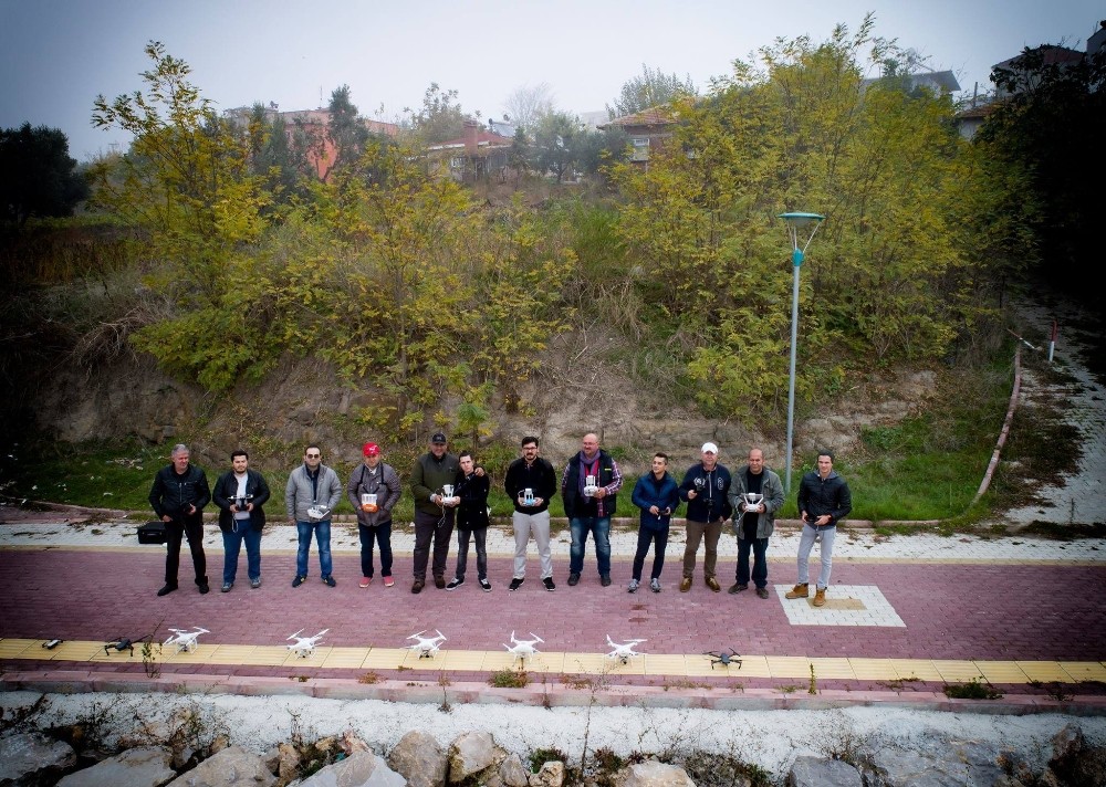 Bursada 20 İha Kaçak Avcılar İçin Aynı Anda Havalandı…