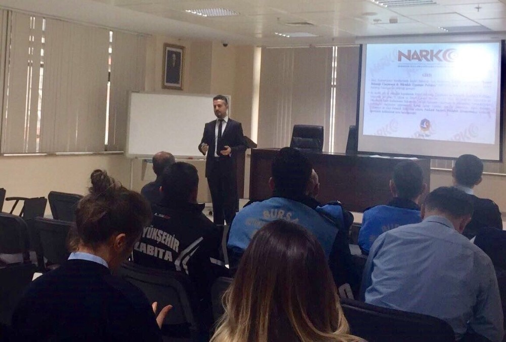 Bursada Zabıtalara Narko Rehber Eğitimi