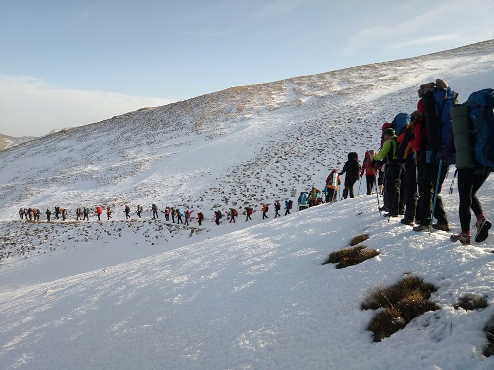 Dağcılardan Uludağda Vefa Tırmanışı