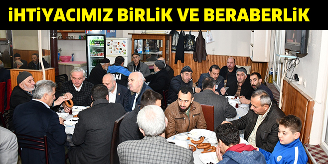 iHTiYACIMIZ BiRLiK VE BERABERLiK