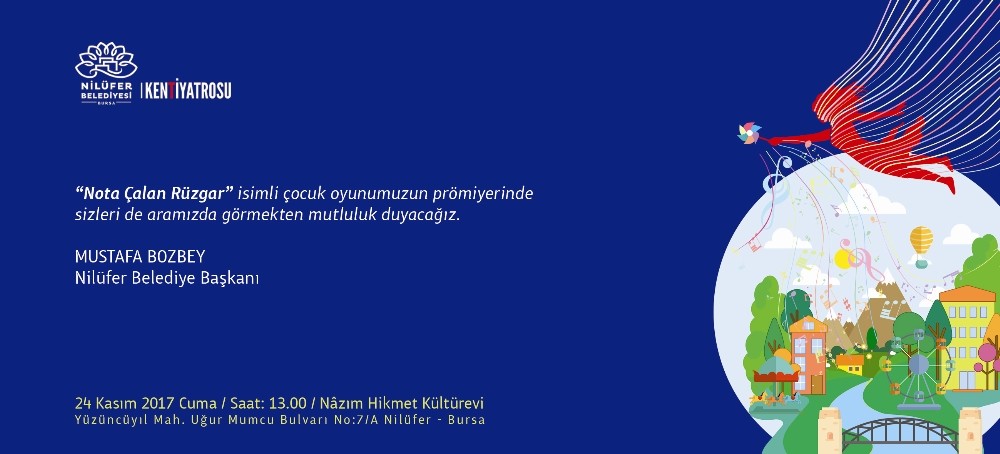 Nilüfer Belediyesi Kent Tiyatrosundan Çocuk Oyunu