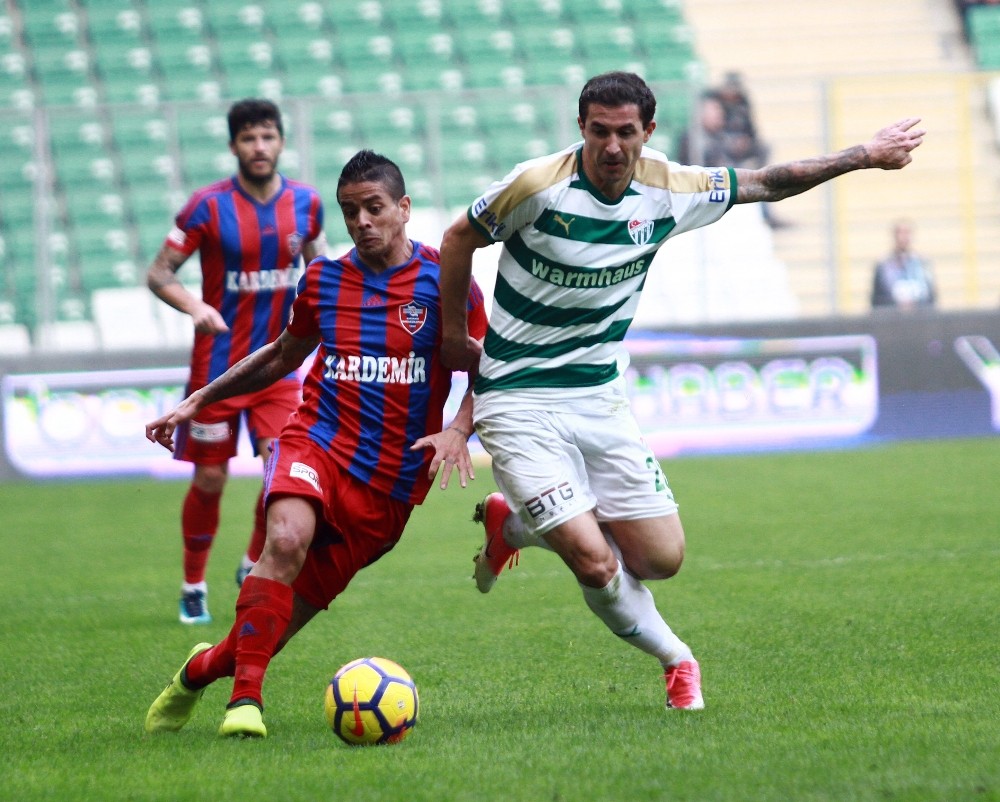 Süper Lig: Bursaspor: 2 – Karabükspor: 1 (Maç Sonucu)
