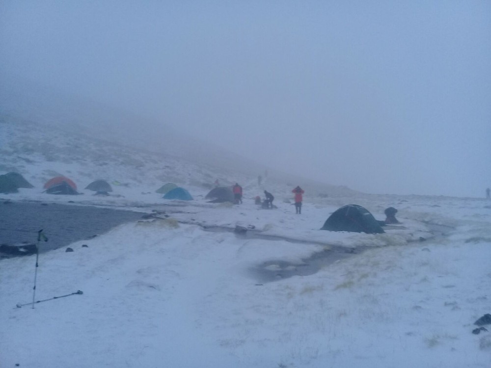 Uludağda Kar Kalınlığı 10 Santim