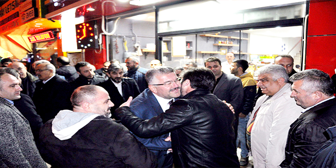 MUSTAFA ERSAN’A  COŞKULU KARŞILAMA