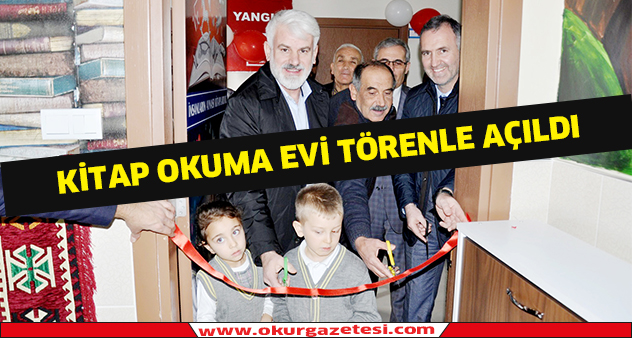Kitap okuma evi törenle açıldı