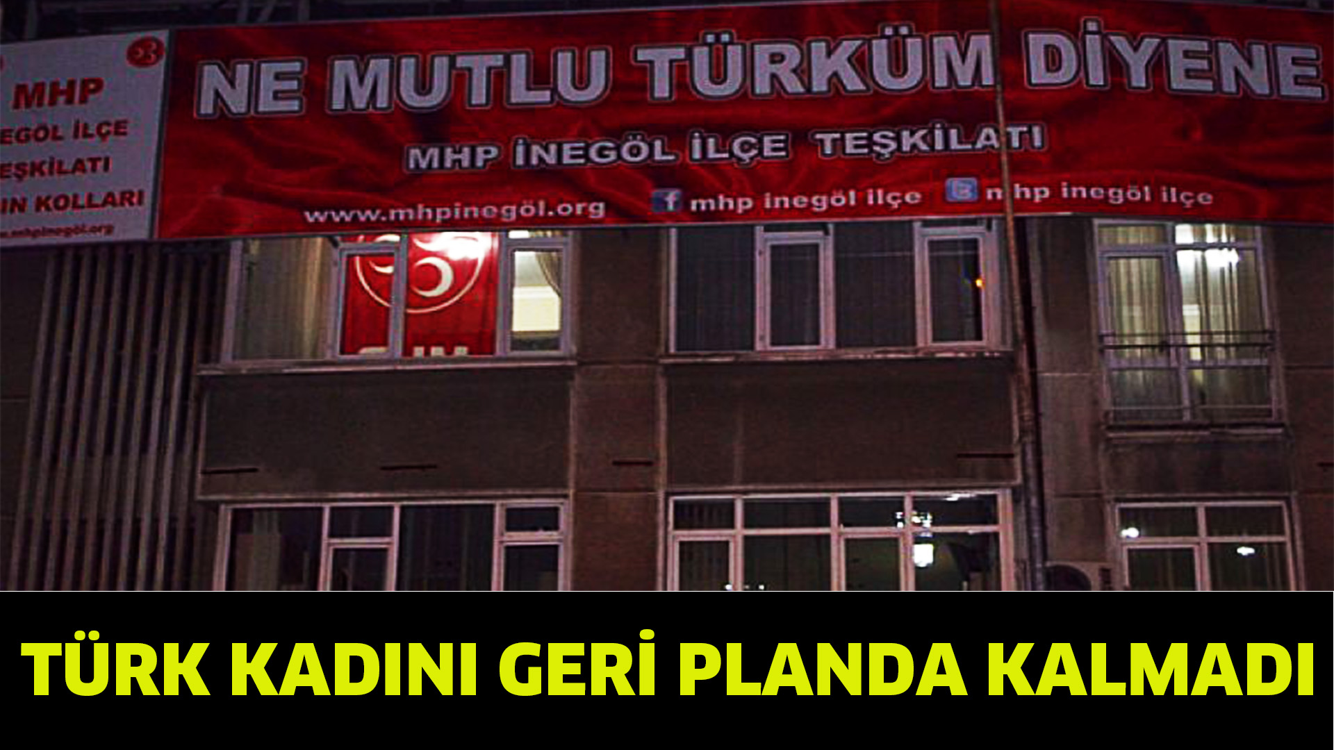 Türk kadını geri planda kalmadı