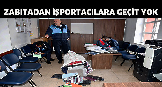 Zabıtadan işportacılara geçit yok