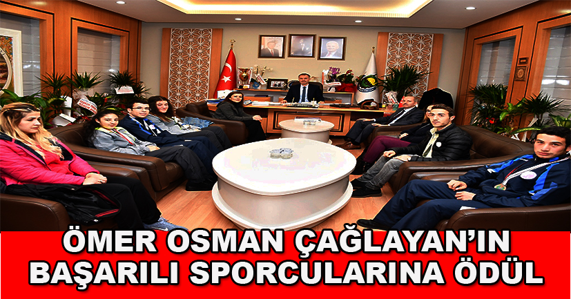Ömer Osman Çağlayan’ın başarılı sporcuları ödüllendirildi