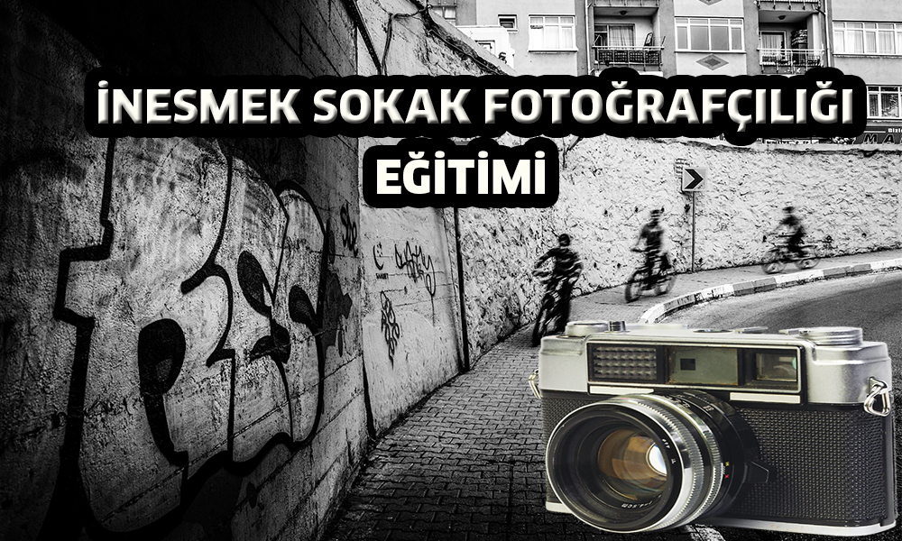 İnegöllü fotoğraf sanatçılarına  sokak fotoğrafçılığı anlatıldı
