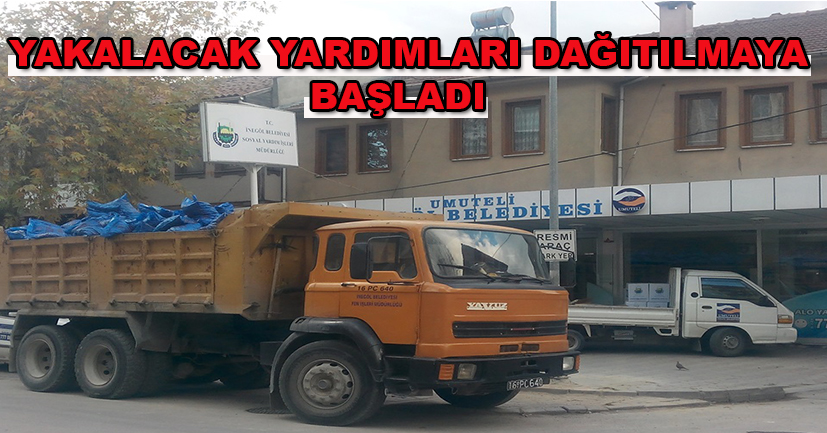 Yakacak yardımları dağıtılmaya başlandı