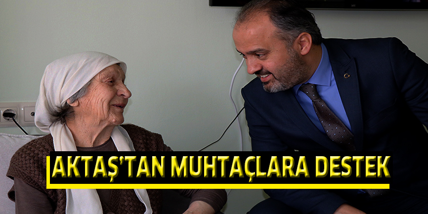 Aktaş’tan muhtaçlara destek