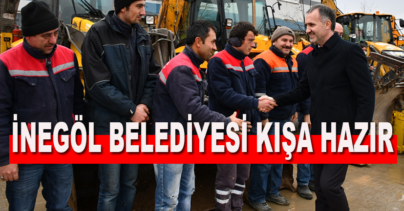 İnegöl Belediyesi kışa hazır