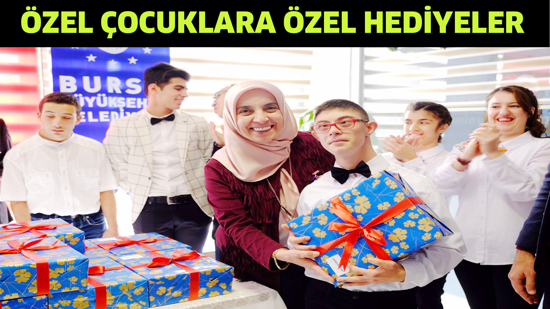Özel çocuklara özel hediyeler BUSMEK’ten