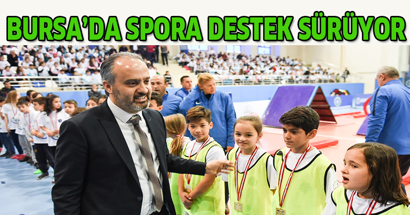 Bursa’da spora destek sürüyor