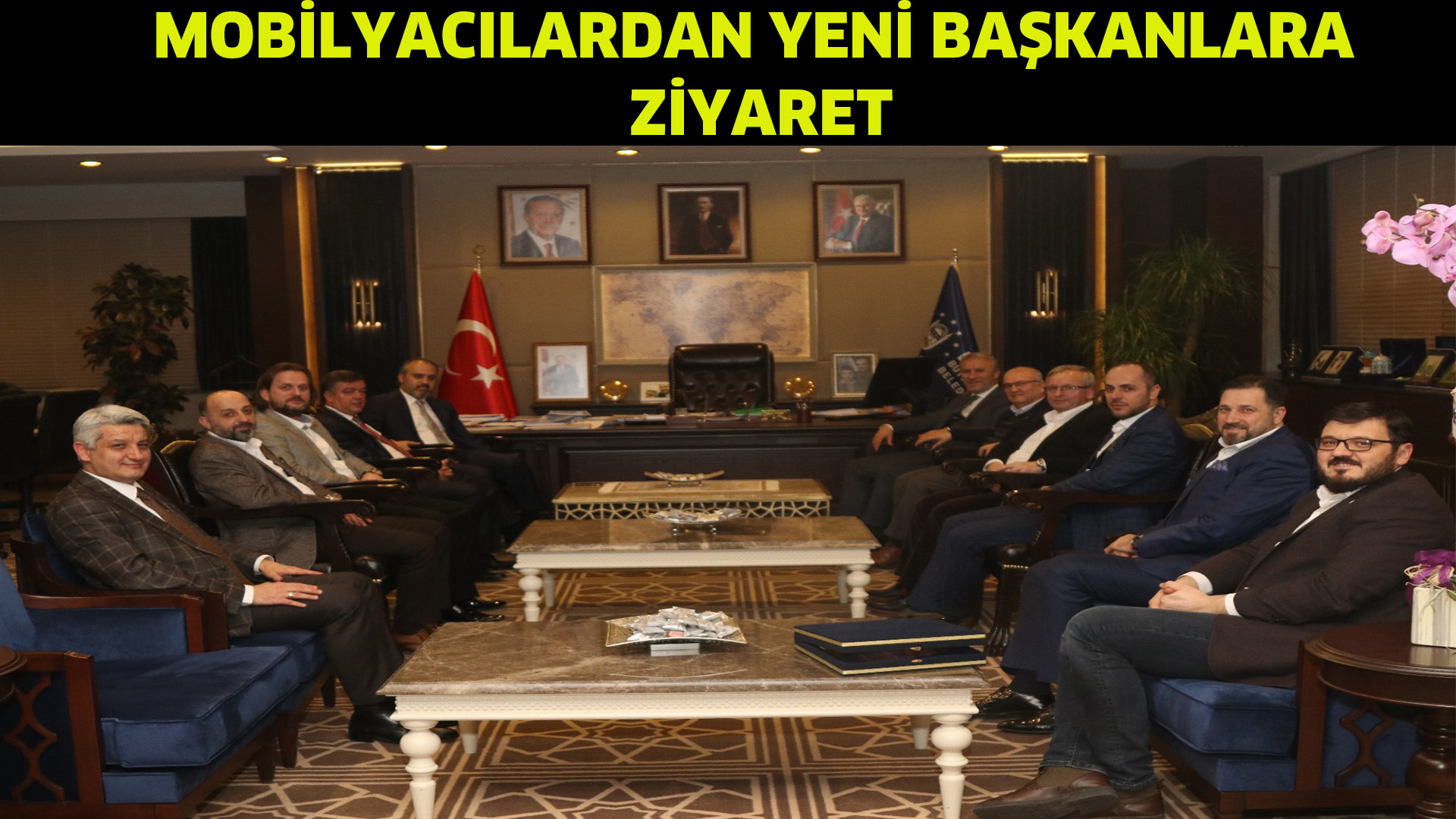 Mobilyacılardan yeni başkanlara ziyaret