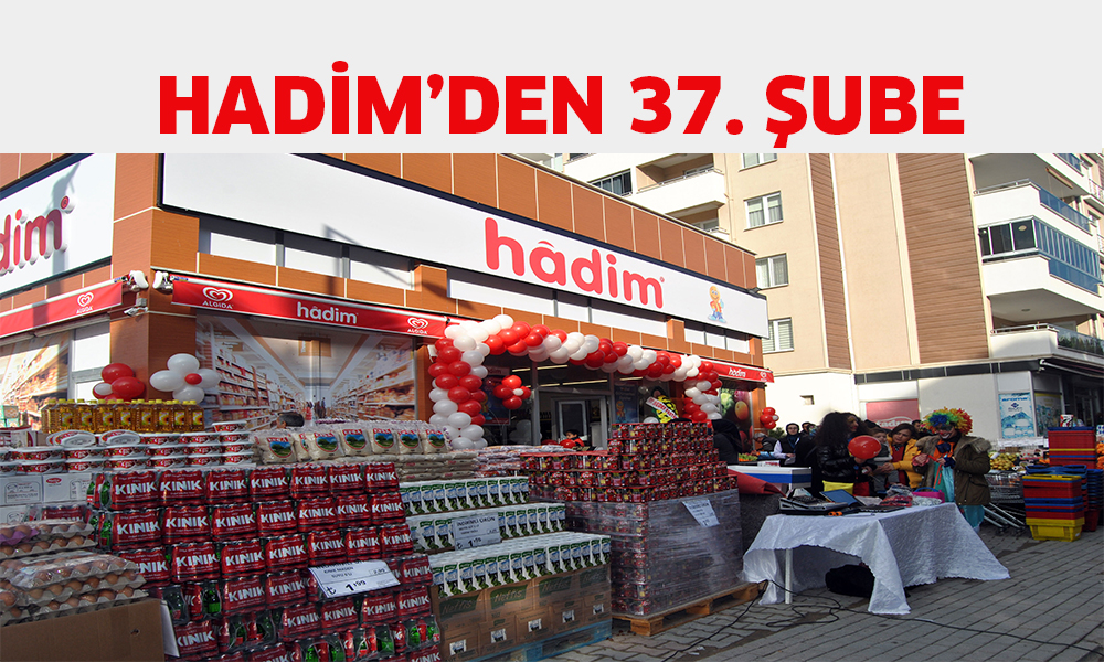 Hadim’den 37. şube