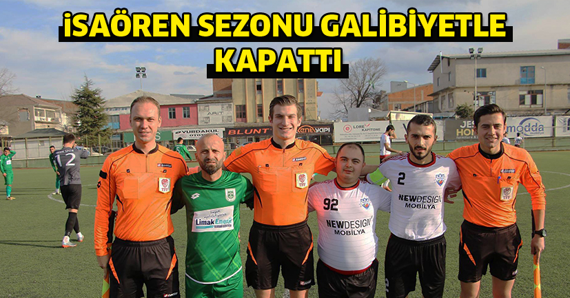 İsaörenspor sezonu galibiyetle kapattı