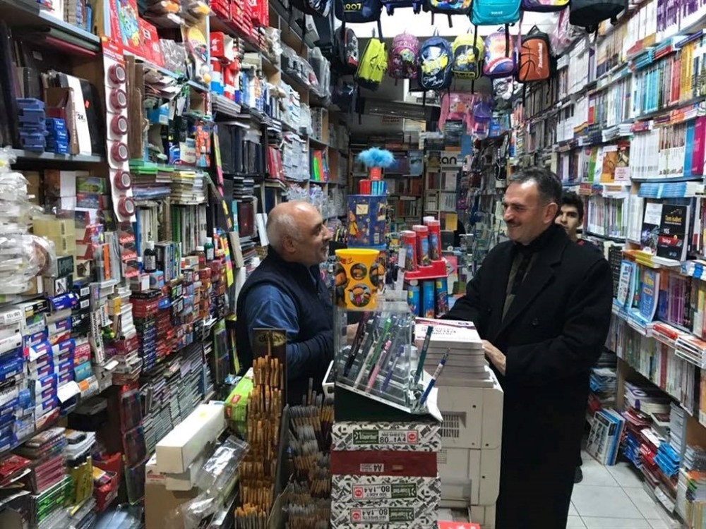 Başkan Yılmazdan Esnaf Ziyareti