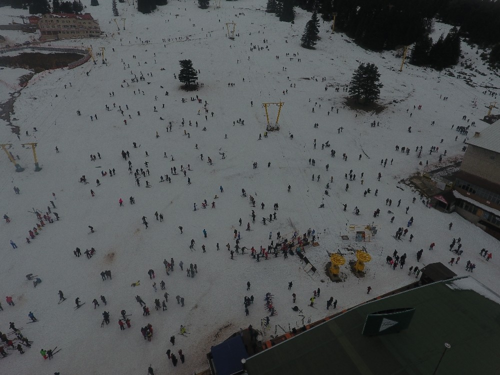 Jak Uludağda Drone İle Kuş Uçurtmuyor