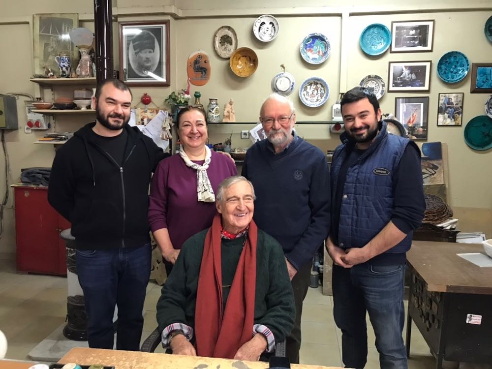 Rahmi Koç İznikte Seramik Atölyesini Ziyaret Etti