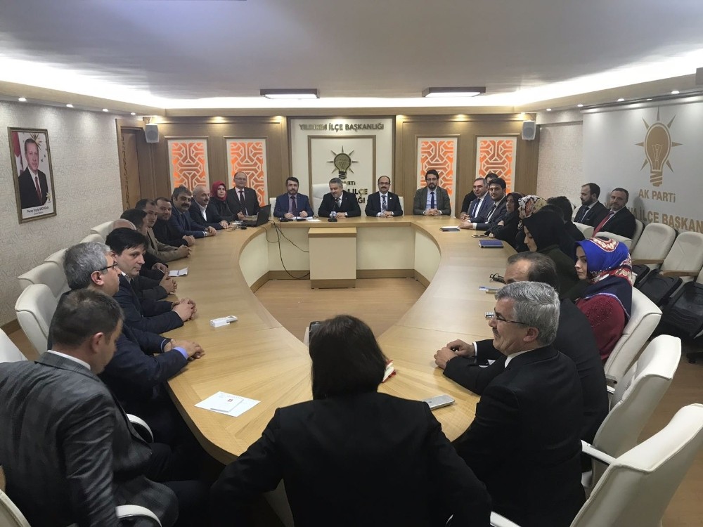 Salmandan İlçe Teşkilatlarına Ziyaret