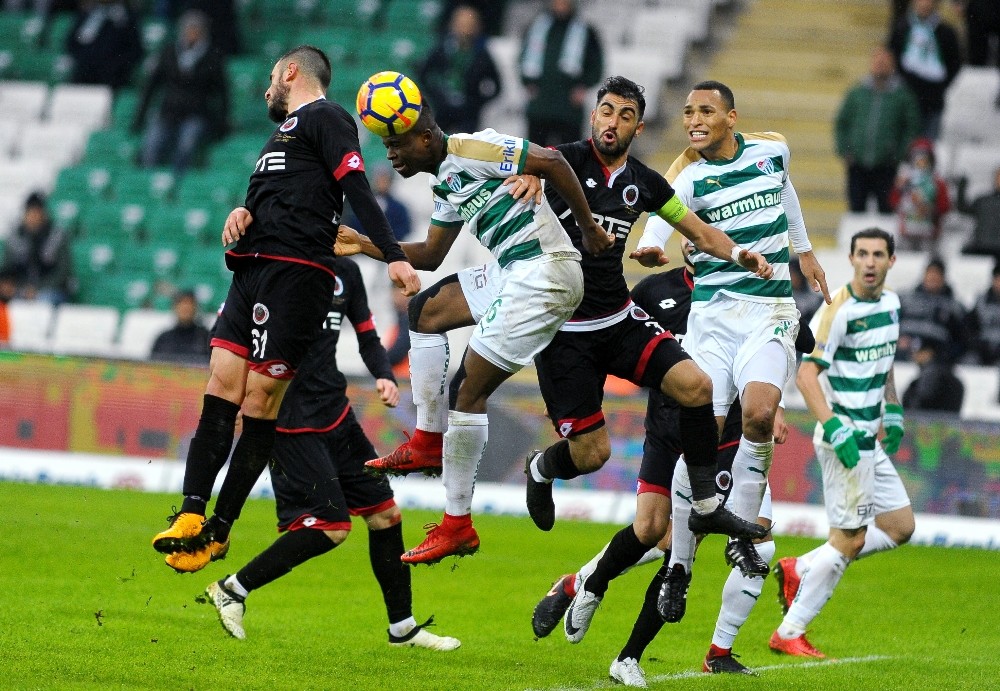 Süper Lig: Bursaspor: 1 – Gençlerbirliği: 1 (Maç Sonucu)