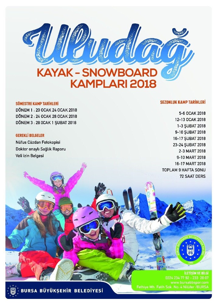 Uludağda Kayak Kampı