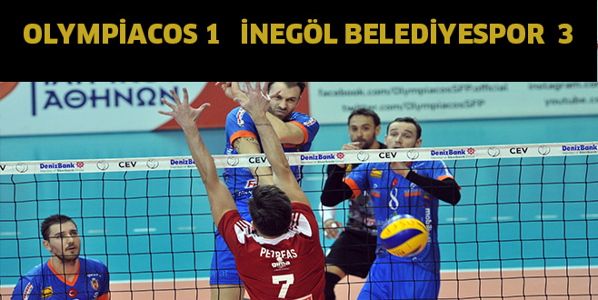 OLYMPİACOS:1 İNEGÖL BELEDİYESPOR:3