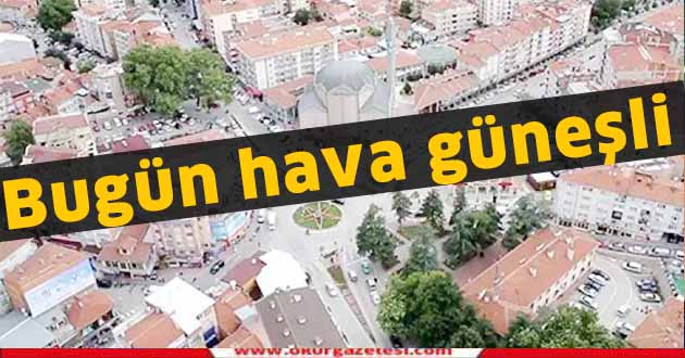 Bugün hava güneşli