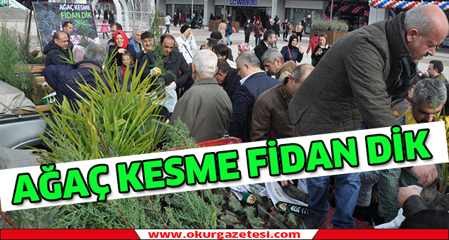 Ağaç kesme fidan dik
