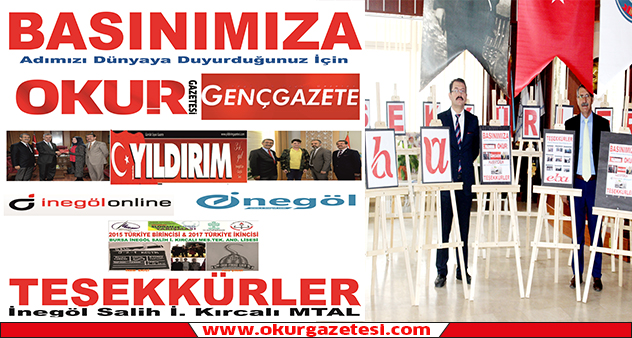 Basına teşekkür etkinliği