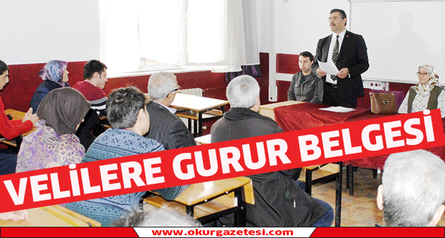 Velilere Gurur Belgesi
