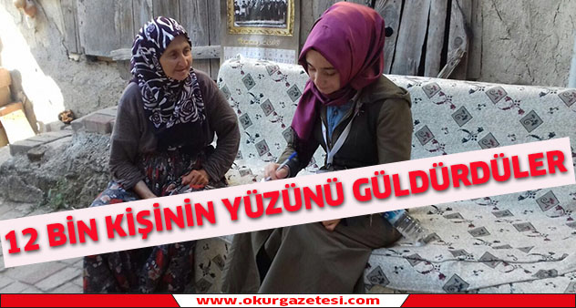 12 bin kişinin yüzünü güldürdüler