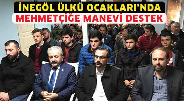 İnegöl Ülkü Ocakları’nda Mehmetçiğe manevi destek